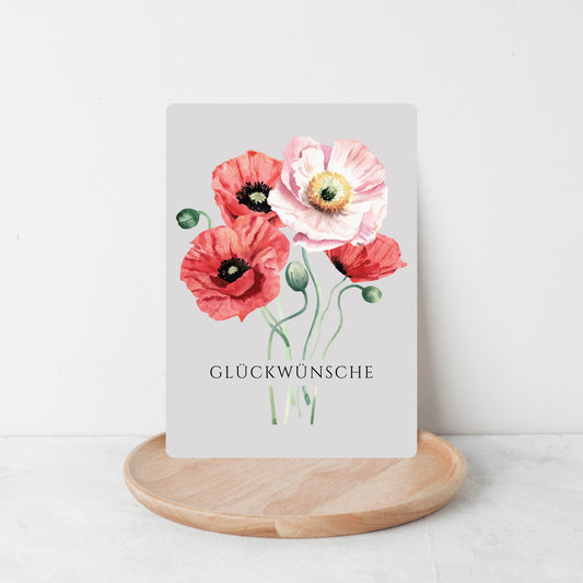 Glückwünsche Mohn (5010)
