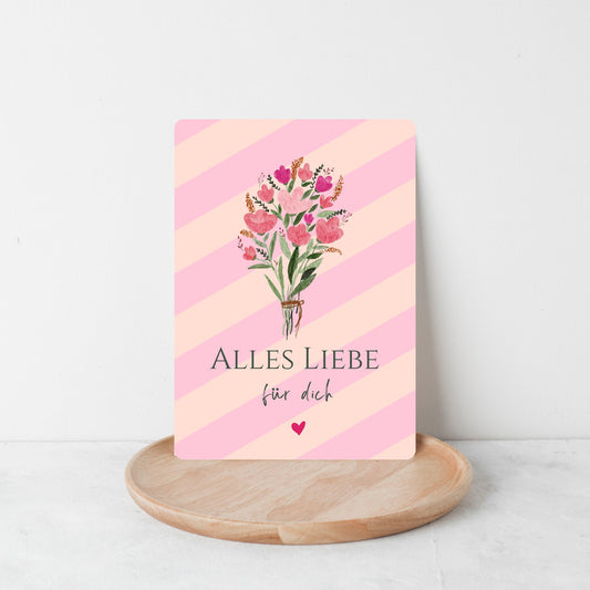 Alles Liebe für dich Postkarte (5007)
