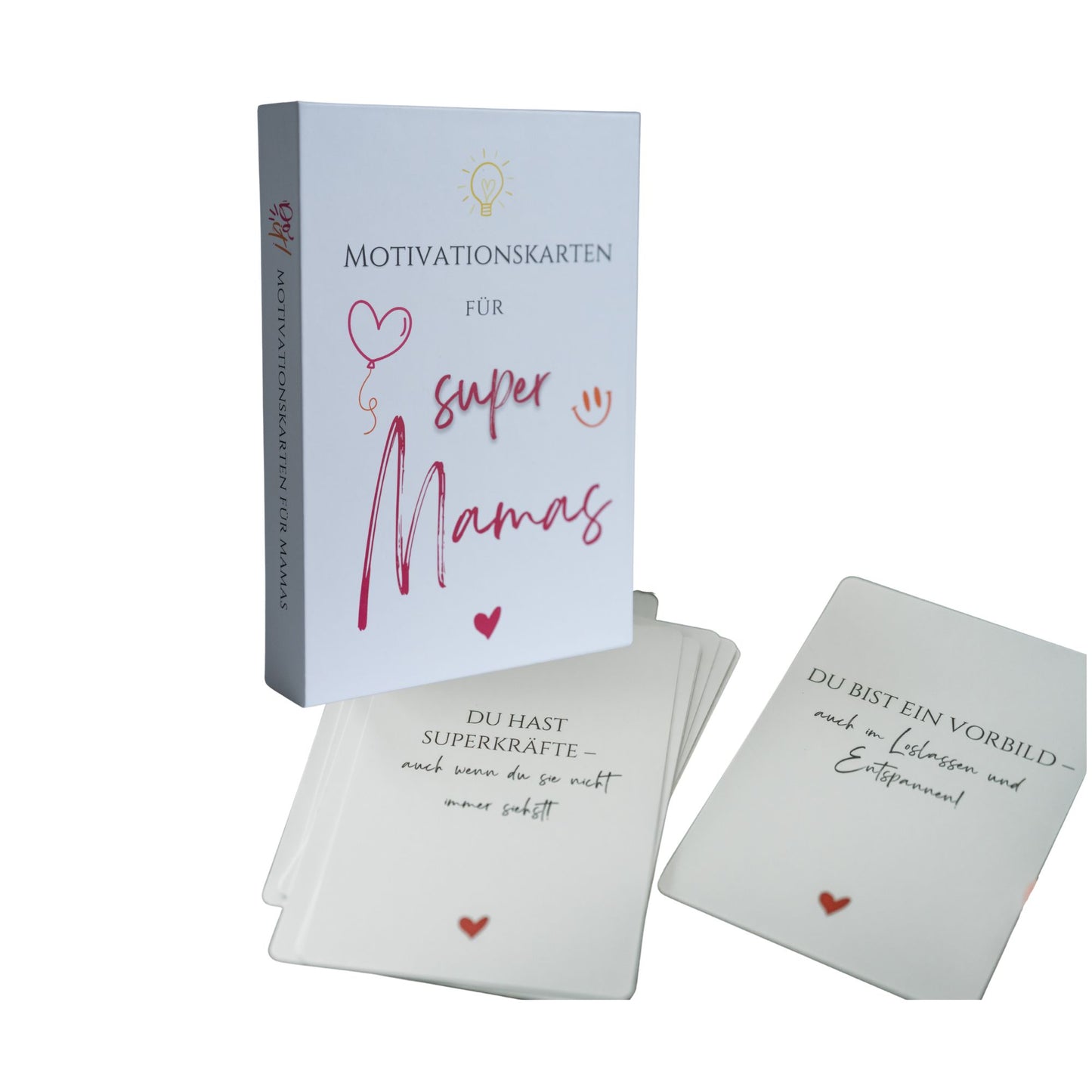 Mama Karten Box – 40 liebevolle Motivationskarten für den Mama-Alltag – Geschenk zu Geburt