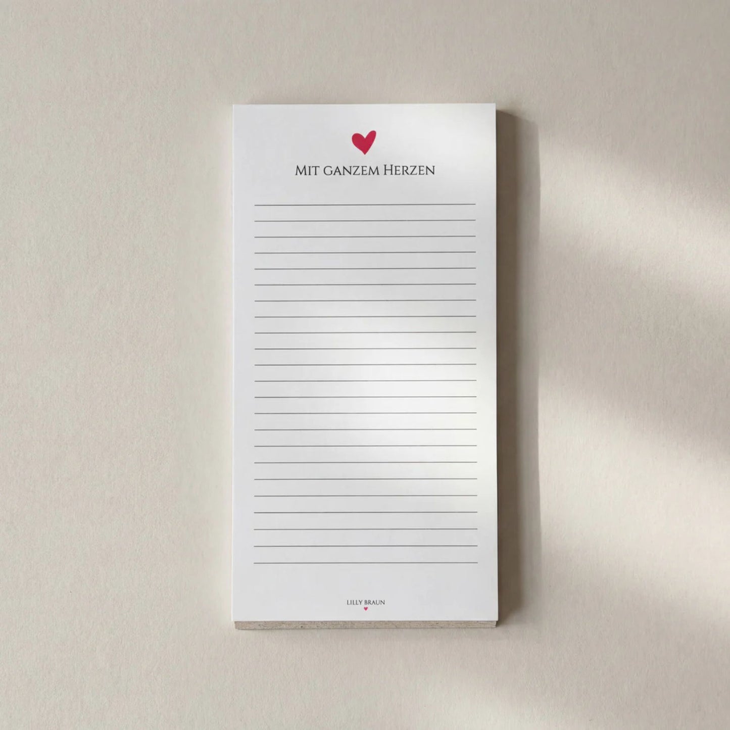 Notizblock DIN Lang – 50 Blatt – 5 Designs