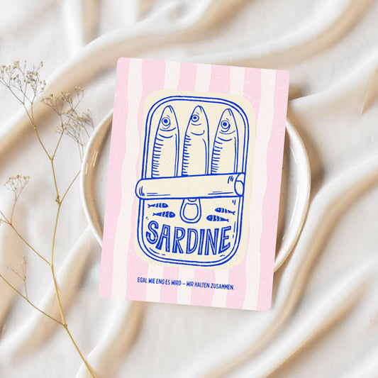 Sardine Postkarte (5053)
